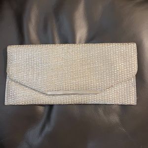 Nine West Envelope Weave Clutch